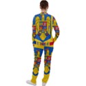 Romania Country Europe Flag Casual Jacket and Pants Set View2