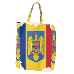 Romania Country Europe Flag Giant Grocery Tote by Sapixe