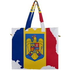 Romania Country Europe Flag Canvas Travel Bag by Sapixe