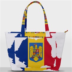 Romania Country Europe Flag Back Pocket Shoulder Bag  by Sapixe