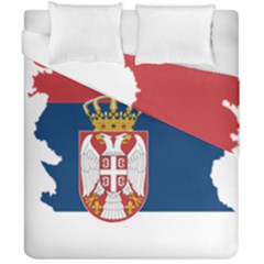 Serbia Country Europe Flag Borders Duvet Cover Double Side (california King Size) by Sapixe