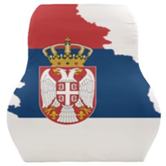 Serbia Country Europe Flag Borders Car Seat Back Cushion  by Sapixe