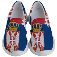 Serbia Country Europe Flag Borders Kids  Lightweight Slip Ons by Sapixe