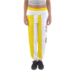 Vatican City Country Europe Flag Women s Jogger Sweatpants by Sapixe