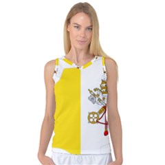 Vatican City Country Europe Flag Women s Basketball Tank Top by Sapixe