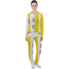 Vatican City Country Europe Flag Casual Jacket And Pants Set by Sapixe