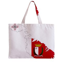 Malta Country Europe Flag Borders Zipper Mini Tote Bag by Sapixe