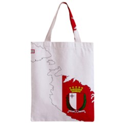 Malta Country Europe Flag Borders Zipper Classic Tote Bag by Sapixe