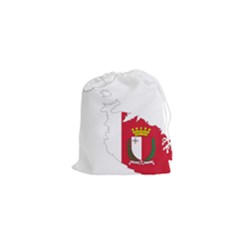 Malta Country Europe Flag Borders Drawstring Pouch (xs) by Sapixe