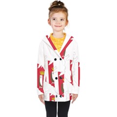 Malta Country Europe Flag Borders Kids  Double Breasted Button Coat by Sapixe