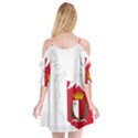 Malta Country Europe Flag Borders Cutout Spaghetti Strap Chiffon Dress View2