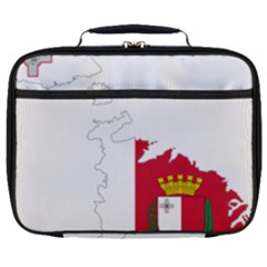 Malta Country Europe Flag Borders Full Print Lunch Bag by Sapixe