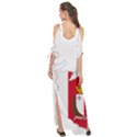 Malta Country Europe Flag Borders Maxi Chiffon Cover Up Dress View2