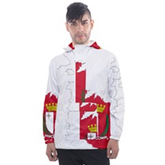 Malta Country Europe Flag Borders Men s Front Pocket Pullover Windbreaker