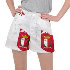 Malta Country Europe Flag Borders Ripstop Shorts by Sapixe