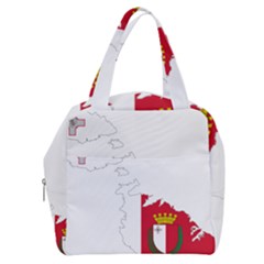 Malta Country Europe Flag Borders Boxy Hand Bag by Sapixe