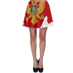 Montenegro Country Europe Flag Skater Skirt by Sapixe