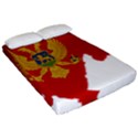 Montenegro Country Europe Flag Fitted Sheet (Queen Size) View2