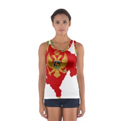 Montenegro Country Europe Flag Sport Tank Top  by Sapixe