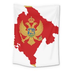 Montenegro Country Europe Flag Medium Tapestry by Sapixe