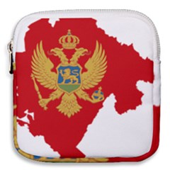 Montenegro Country Europe Flag Mini Square Pouch by Sapixe