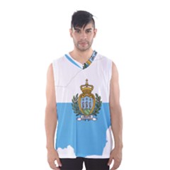 San Marino Country Europe Flag Men s Sportswear by Sapixe