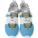 San Marino Country Europe Flag Men s Velcro Strap Shoes View1