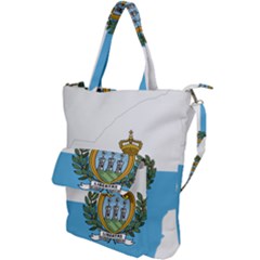 San Marino Country Europe Flag Shoulder Tote Bag by Sapixe