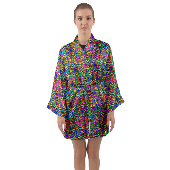 C 5 Long Sleeve Kimono Robe