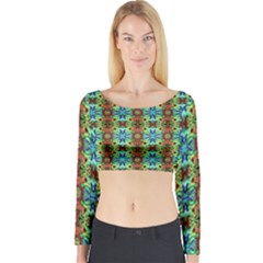 C 4 1 Long Sleeve Crop Top by ArtworkByPatrick