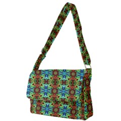 C 4 1 Full Print Messenger Bag by ArtworkByPatrick