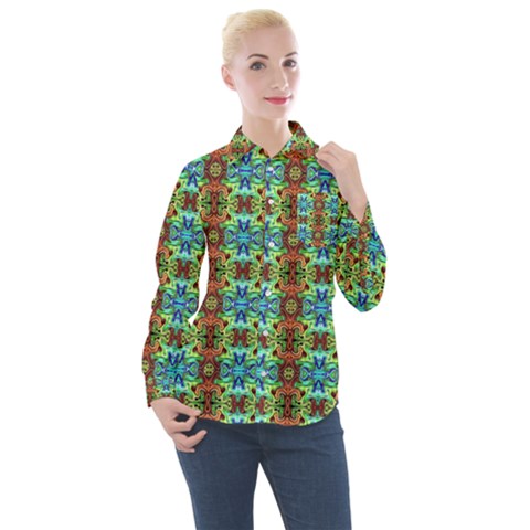 C 4 1 Women s Long Sleeve Pocket Shirt by ArtworkByPatrick