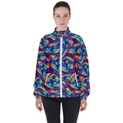 C 8 1 Women s High Neck Windbreaker by ArtworkByPatrick