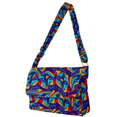 C 8 1 Full Print Messenger Bag by ArtworkByPatrick