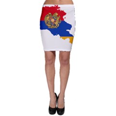 Borders Country Flag Geography Map Bodycon Skirt by Sapixe