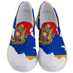 Borders Country Flag Geography Map Men s Lightweight Slip Ons by Sapixe