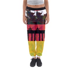 Republic Germany Deutschland Map Women s Jogger Sweatpants by Sapixe