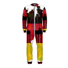 Republic Germany Deutschland Map Onepiece Jumpsuit (kids) by Sapixe