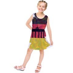 Republic Germany Deutschland Map Kids  Tunic Dress by Sapixe