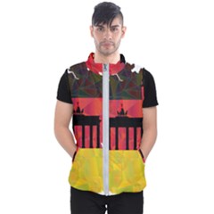 Republic Germany Deutschland Map Men s Puffer Vest by Sapixe