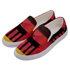 Republic Germany Deutschland Map Men s Canvas Slip Ons by Sapixe