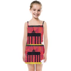 Republic Germany Deutschland Map Kids  Summer Sun Dress by Sapixe