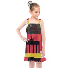 Republic Germany Deutschland Map Kids  Overall Dress by Sapixe