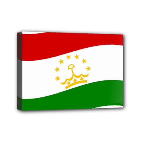 Flag Iran Tajikistan Afghanistan Mini Canvas 7  X 5  (stretched) by Sapixe