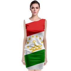 Flag Iran Tajikistan Afghanistan Classic Sleeveless Midi Dress by Sapixe