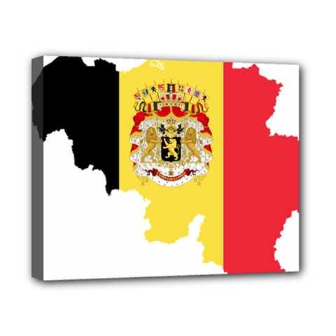 Belgium Country Europe Flag Canvas 10  X 8  (stretched) by Sapixe