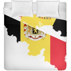 Belgium Country Europe Flag Duvet Cover Double Side (king Size) by Sapixe