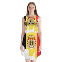 Belgium Country Europe Flag Sleeveless Chiffon Dress   by Sapixe