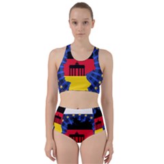 Republic Germany Deutschland Map Racer Back Bikini Set by Sapixe