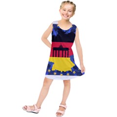 Republic Germany Deutschland Map Kids  Tunic Dress by Sapixe